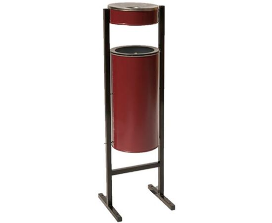 Урна металлическая СЛП-250 (бордо) Урна металлическая СЛП-250 (бордо)