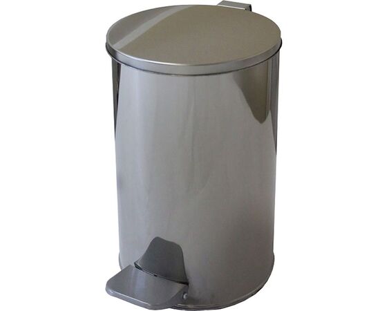 Урна с педалью 10 л хром Урна с педалью 10 л хром