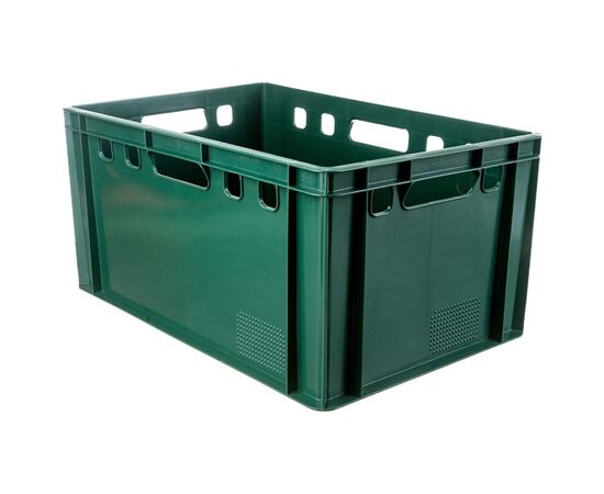 Ящик п/э 600х400х300 сплошной Е3 зеленый