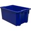 Ящик п/э 600х400х300 сплошной синий